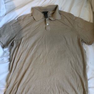Men's Beige Polo Shirt